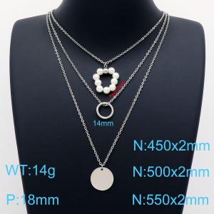 Stainless Steel Necklace - KN201882-Z