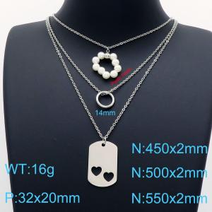 Stainless Steel Necklace - KN201886-Z