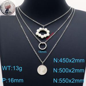 Stainless Steel Necklace - KN201888-Z