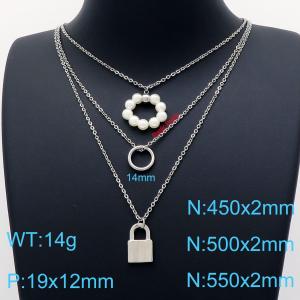 Stainless Steel Necklace - KN201892-Z
