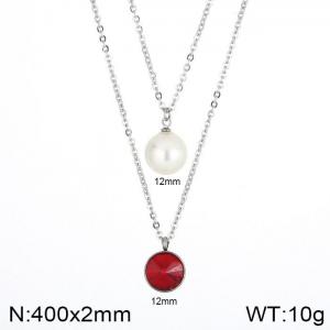 Stainless Steel Necklace - KN202119-K