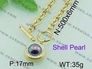 Shell Pearl Necklaces - KN20258-Z