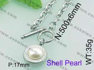 Shell Pearl Necklaces - KN20263-Z