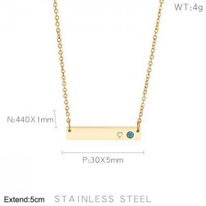 SS Gold-Plating Necklace - KN202642-KFC