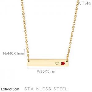 SS Gold-Plating Necklace - KN202645-KFC