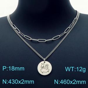 Stainless Steel Necklace - KN202931-Z