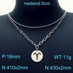 Stainless Steel Necklace - KN202935-Z