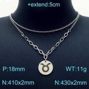 Stainless Steel Necklace - KN202947-Z
