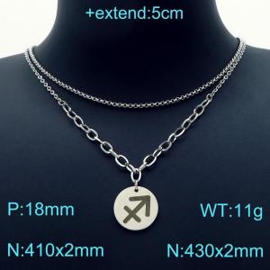 Stainless Steel Necklace - KN202949-Z