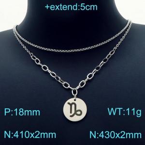 Stainless Steel Necklace - KN202951-Z