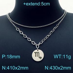 Stainless Steel Necklace - KN202953-Z