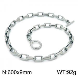 Stainless Steel Necklace - KN202974-Z
