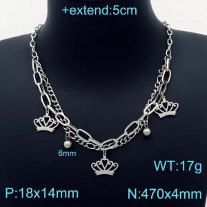 Stainless Steel Necklace - KN203247-Z