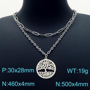 Stainless Steel Necklace - KN203301-KFC