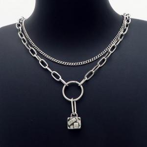 Stainless Steel Necklace - KN203337-TLX