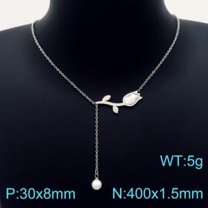 Stainless Steel Necklace - KN203386-KFC