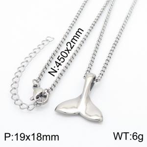 Stainless Steel Necklace - KN203422-KHX