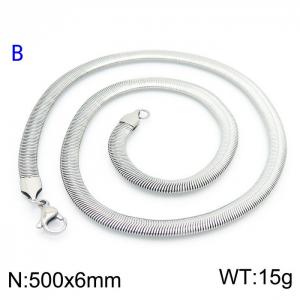 Stainless Steel Necklace - KN203549-Z