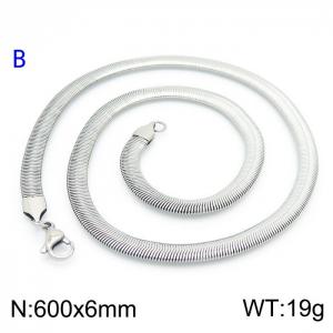 Stainless Steel Necklace - KN203551-Z