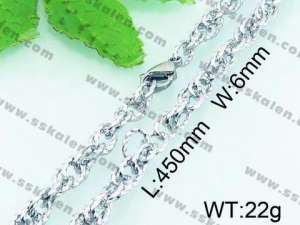 Stainless Steel Necklace - KN20356-Z