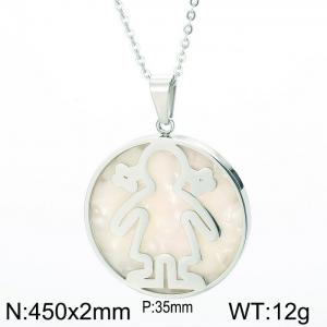 Stainless Steel Necklace - KN203619-K