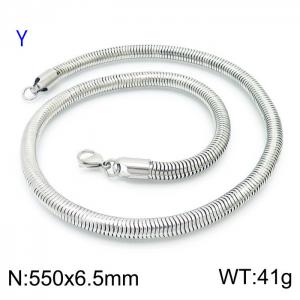 Stainless Steel Necklace - KN203814-Z