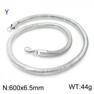 Stainless Steel Necklace - KN203815-Z