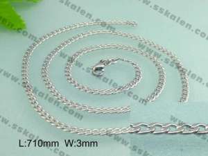 Stainless Steel Necklace - KN20780-Z
