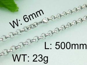 Stainless Steel Necklace - KN20795-Z