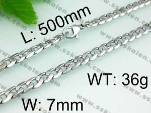 Stainless Steel Necklace - KN20801-Z