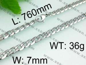 Stainless Steel Necklace - KN20803-Z
