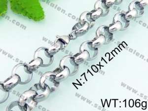 Stainless Steel Necklace - KN21218-Z
