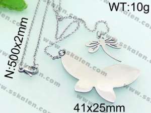 Stainless Steel Necklace - KN21404-Z
