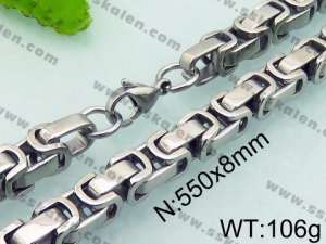 Stainless Steel Necklace - KN21500-H