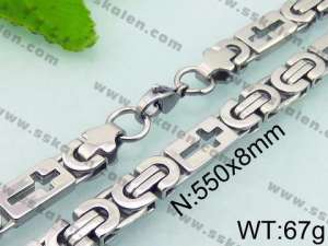Stainless Steel Necklace - KN21509-H