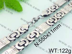 Stainless Steel Necklace - KN21522-H