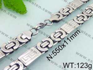 Stainless Steel Necklace - KN21530-H