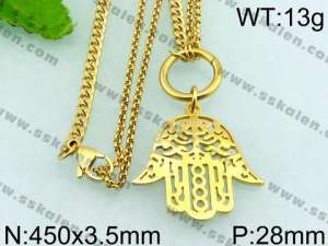 Stainless Steel Gold-plating Pendant - KN21688-Z