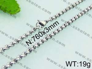 Stainless Steel Necklace - KN21705-Z
