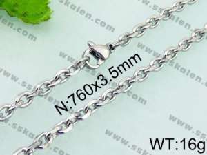 Stainless Steel Necklace - KN21713-Z