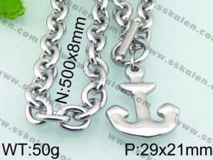 Stainless Steel Necklace - KN21908-Z