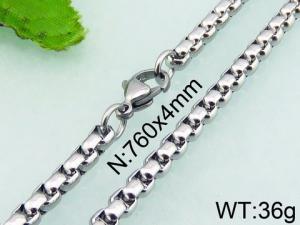 Stainless Steel Necklace - KN21980-BD
