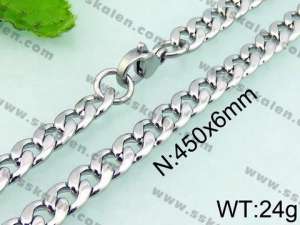 Stainless Steel Necklace - KN22002-Z