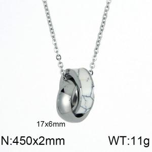 Stainless Steel Necklace - KN22115-K