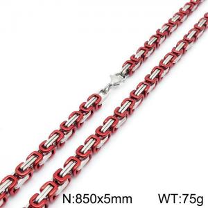 Stainless Steel Necklace - KN225025-Z