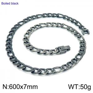 Stainless Steel Necklace - KN225182-Z