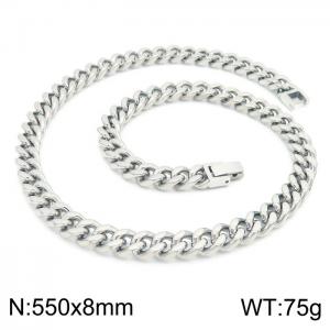 Stainless Steel Necklace - KN225269-Z