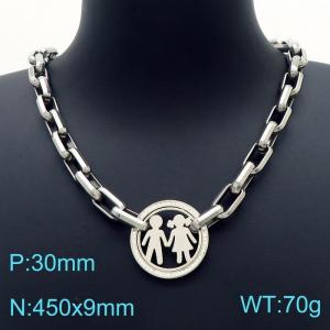 Stainless Steel Necklace - KN226255-Z