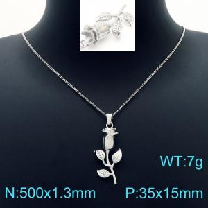 Stainless Steel Necklace - KN226602-KFC