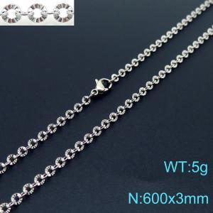 Stainless Steel Necklace - KN226728-Z